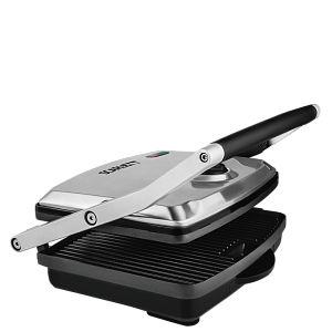 Гриль электрический Scarlett 2200Вт стальной корпус.Размер 33,4x34,9x12,6 см,вес 2,30кг,рабочая поверхность 30х25см,антипригарное покрытие SC-EG350M01 000000000001192827