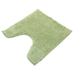 Коврик для туалета DE'NASTIA 50х50см зеленый микрофибра M000212 000000000001107629