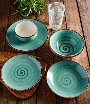 Салатник 14см TULU PORSELEN Active Deniz Turquoise фарфор 000000000001212333