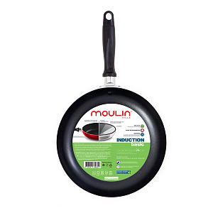 Сковорода 28см MOULIN VILLA INDUCTION BASIC антипригарное покрытие алюминий 000000000001143829
