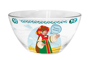 Набор детский посуды PRIORITY Три богатыря Царевны стекло 000000000001216544