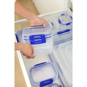 Контейнер 1л SISTEMA KLIP IT  PLUS прямоугольной пластик 000000000001214212