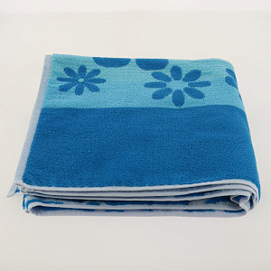 Полотенце махровое Privilea,70*140,100% хл,арт.10С40 Пальмира,бирюзовый.Произ-во Беларусь 000000000001184467