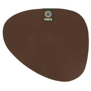 Салфетка сервировочная 45х36см DE'NASTIA двусторонняя бордовая/молочная искусственная кожа камень 100%пвх 000000000001207463