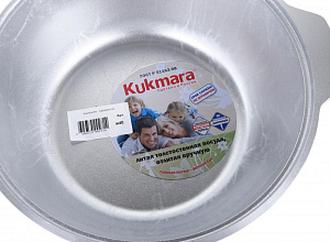 Кастрюля-жаровня 4л KUKMARA с крышкой литой алюминий 000000000001204802