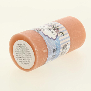 Свеча пеньковая 150х70мм Дольче Вита красная 000000000001209289