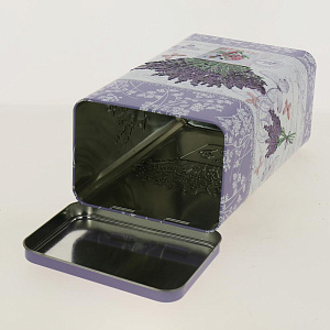 Банка для сыпучих продуктов 2,7л НОВЫЙ АРГУМЕНТ Лаванда жестяная 000000000001187789