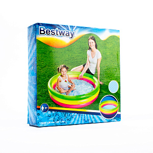 Бассейн надувной 102х25см BESTWAY для детей старше 2 лет 000000000001088823
