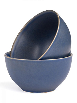 Салатник 14см LUCKY Матовый синий керамика 000000000001211776