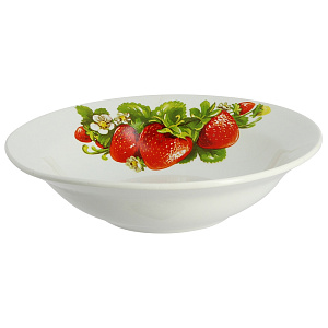 Малая миска Клубника Новая Кубаньфарфор, 17.5 см 000000000001068979