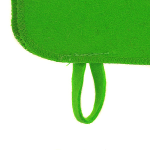 Коврик Бабочки Банные штучки, зеленый, войлок 000000000001131730