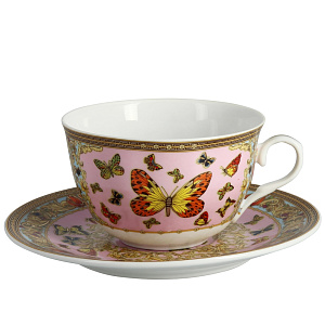 Чайный набор Бабочки на розовом Matissa, 12 предметов 000000000001126464