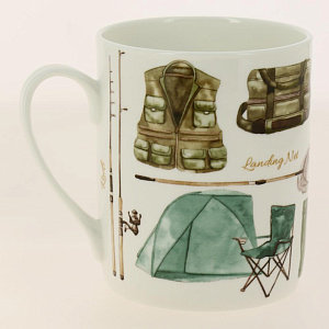 Кружка 520 мл форма ричард Рыбалка фарфор костяной SX-ZS06 000000000001196862