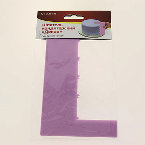 Шпатель кондитерский "Декор". 16,3х11,3см VL80-410.Изготовлено из пластмассы (полипропилен). 000000000001190165