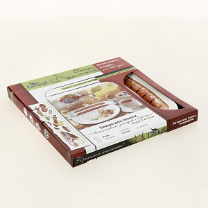 Тарелка 23,3х23см LARANGE Английский завтрак с беконом фарфор 000000000001204450