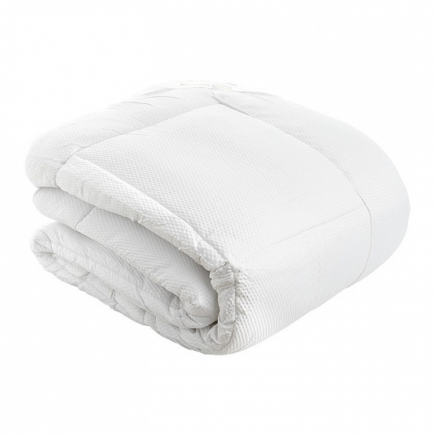 Одеяло 2-спальное 170x205см DE'NASTIA теплое всесезонное релакс эффект белый полиэстер 000000000001219101