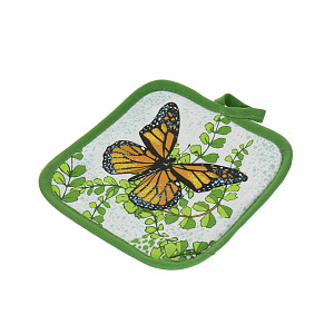 Набор прихватка и рукавица Бабочка Мультидом, хлопок, 2 предмета 000000000001126847