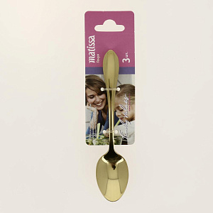 Набор чайных ложек 3 предмета MATISSA Генуя нержавеющая сталь 000000000001186358