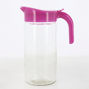 Кувшин 1,5л LARANGE АМФОРА АРБУЗ с крышкой Индиго стекло 000000000001212043