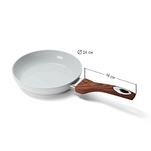 Сковорода 24см PHANTOM CHEF ручка soft touch индукция beige 000000000001221194