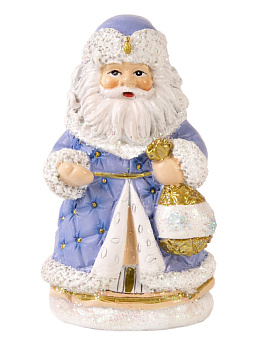 Новогодняя фигурка Стёганный Деде Мороз из полирезины / 8x5x4,5см арт.80327 000000000001191431