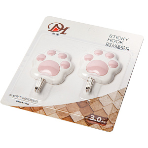 Крючки 2шт Лапы Тренд пластик 000000000001176219