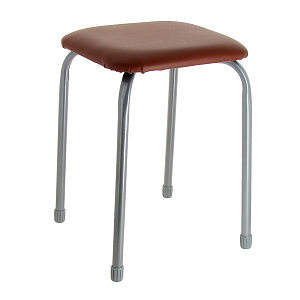 Табурет 37х37х46см НИКА Классика-3. Квадратное сидение. Сталь винилискожа МДФ пластик 000000000001083654