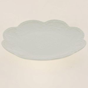 Тарелка 20см ф.кругБабочка белаяHD-010W 000000000001181053