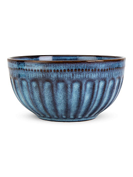 Салатник 14см синий керамика 000000000001227203