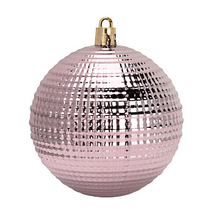 Декоративное украшение Набор шаров 4шт 8см серия Бургунд микс пластик 000000000001224138