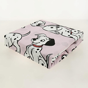 Комплект постельного белья 1,5сп Павлинка 101 Долматинец с 1 нав 70х70см розовый бязь 125гр/м2 100% хлопок 000000000001203576