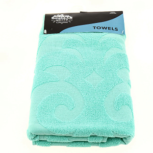 Полотенце 48х90см ПОСУДА ЦЕНТР махровое бирюза хлопок 000000000001189158