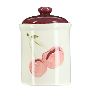 Банка для сыпучих продуктов Вишня Veda Tableware, 1л 000000000001124197