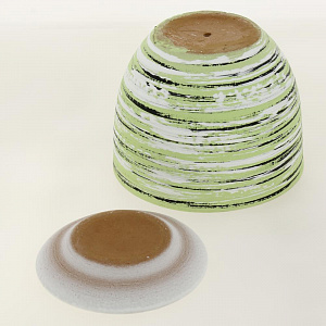 Горшок для цветов декоративный керамический Техно зеленое яблоко №3 2 л ГК 31 000000000001202937