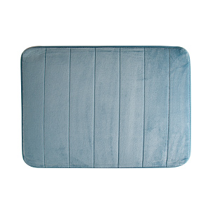 Коврик для ванной 50х70см LUCKY светло-синий полиэстер 000000000001217254