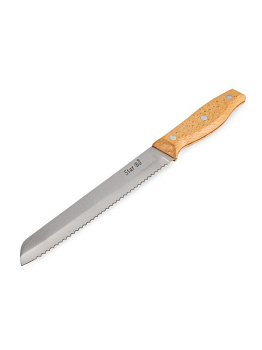 Нож для хлеба 19,5см нержавеющая сталь/бук 000000000001228377