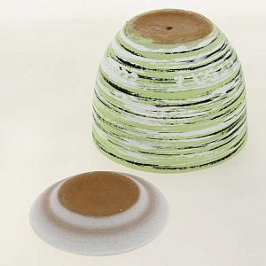 Горшок для цветов декоративный керамический Техно зеленое яблоко №3 2 л ГК 31 000000000001202937