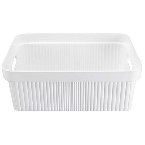 Ящик 13л 38х27х14,4см ECONOVA VELVET белый пластик 000000000001223394