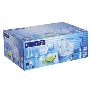 СТЕРЛИНГ Набор стаканов 6шт 300мл LUMINARC низкий стекло H7669 000000000001093508