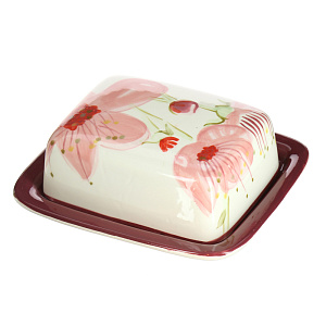 Масленка Вишня Veda Tableware, 17.7?15 см 000000000001124199