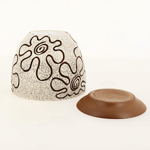 Горшок для цветов декоративный керамический Клякса текстурный №2 3л ГК 6 000000000001200873