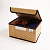 Коробка для хранения вещей 25x19x13см РУТАУПАК ГОРОХ с откидной крышкой ткань 000000000001211962
