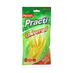 Перчатки Universal Paclan, желтый, S, резина 000000000001138262