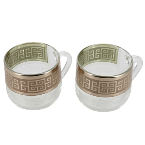 Набор кружек 2шт 300мл ПРОМСИЗ Люкс стекло 000000000001207848