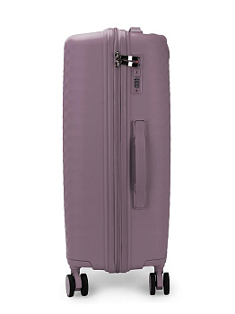 Чемодан на колесах L (48х30х75см) ромб фиолетовый PP 000000000001226551
