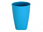 Стакан 380мл пластик голубой П0123