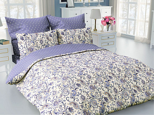 Комплект постельного белья евро DE'NASTIA Восточная сказка сатин 50x70см-2шт new C010693 000000000001176389