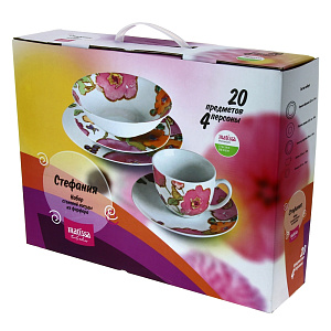 Столовый набор Стефания Matissa, 20 предметов 000000000001104200