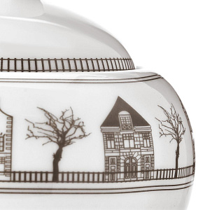 Сахарница 345мл ESPRADO Saragossa твердый фарфор 000000000001153697