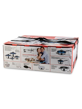 Набор посуды для приготовления 30 предметов толщина стали 0,5мм нержавеющая сталь 000000000001228072